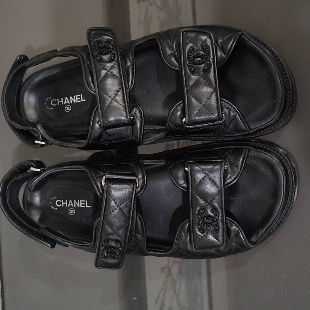 Chanel "dad" sandals, 39